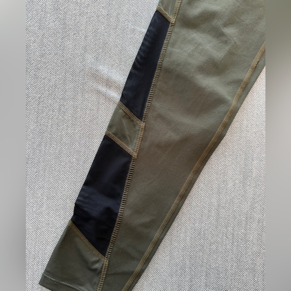 Athleta Moto “gleam” leggings olive green - Picture 8 of 15